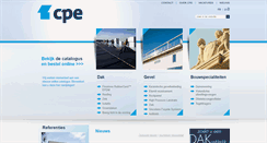 Desktop Screenshot of cpe.be